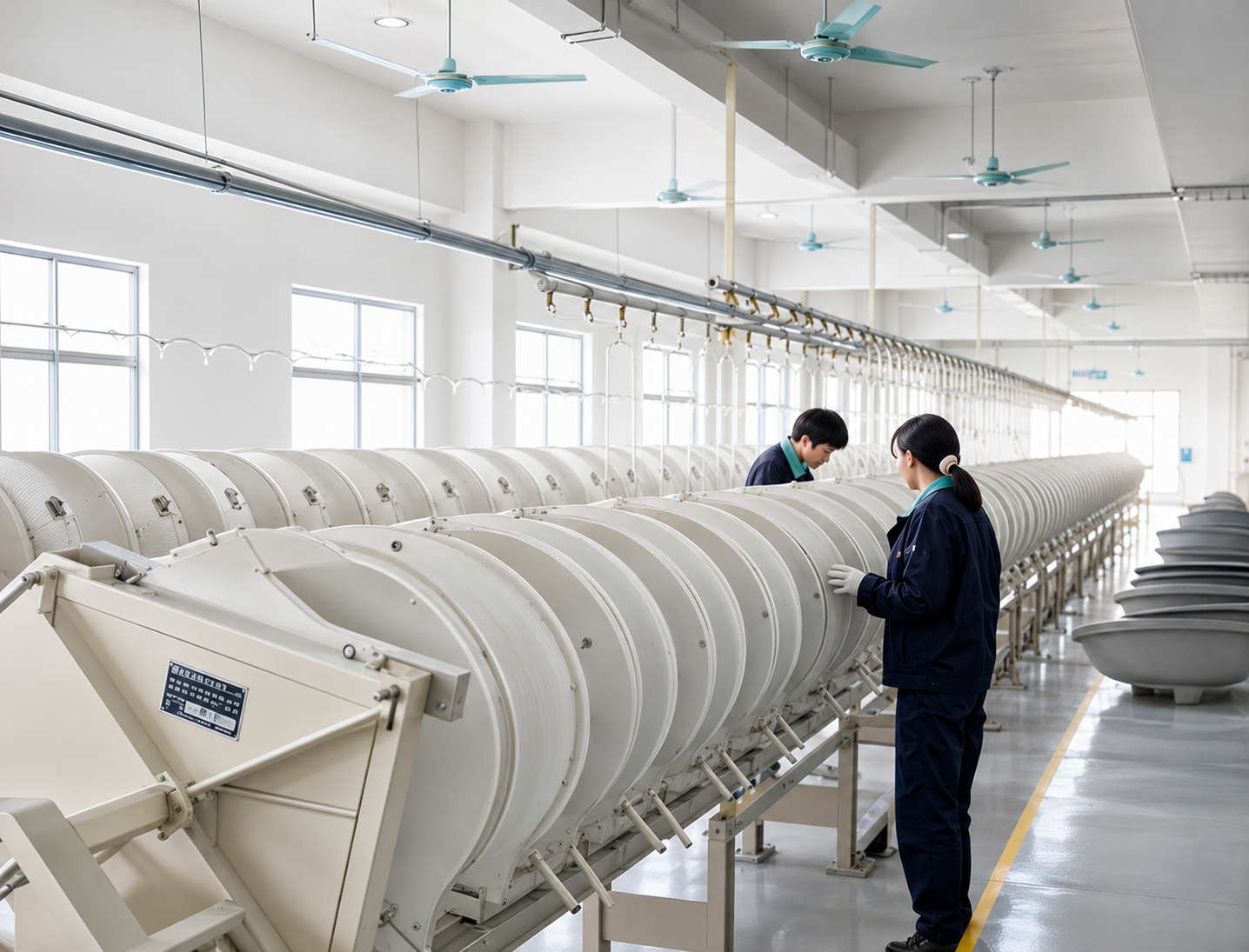 AF factory production line and quality control